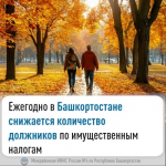 Ежегодно в Башкортостане снижается количество должников по имущественным налогам   